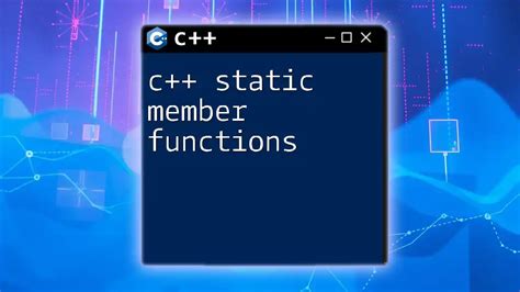 why are factory members static functions c++